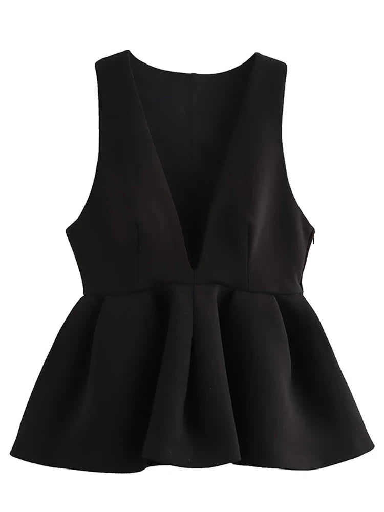 Jasmin - Flattering peplum top and trouser set