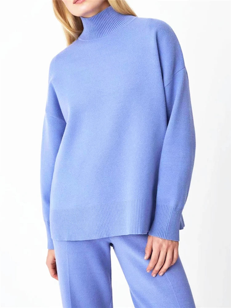 Kristin - Knitted casual two piece set