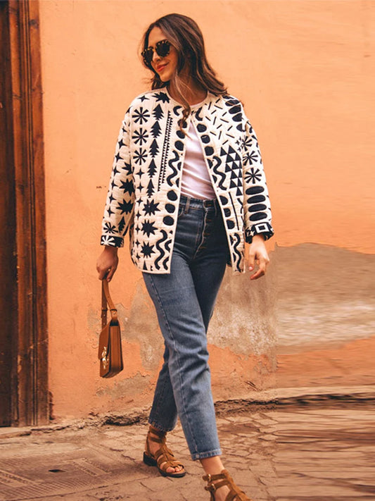 Aurora - Casual printed jacket