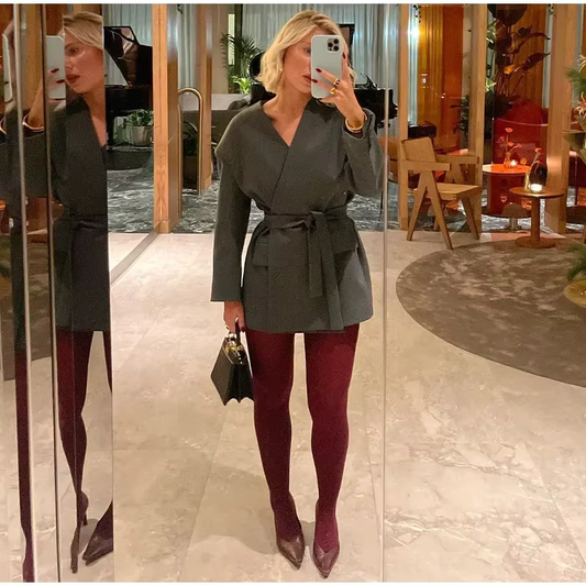 Paris - Elegant belted jacket