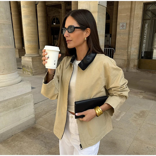 Mandy - Barnstyle zipper jacket