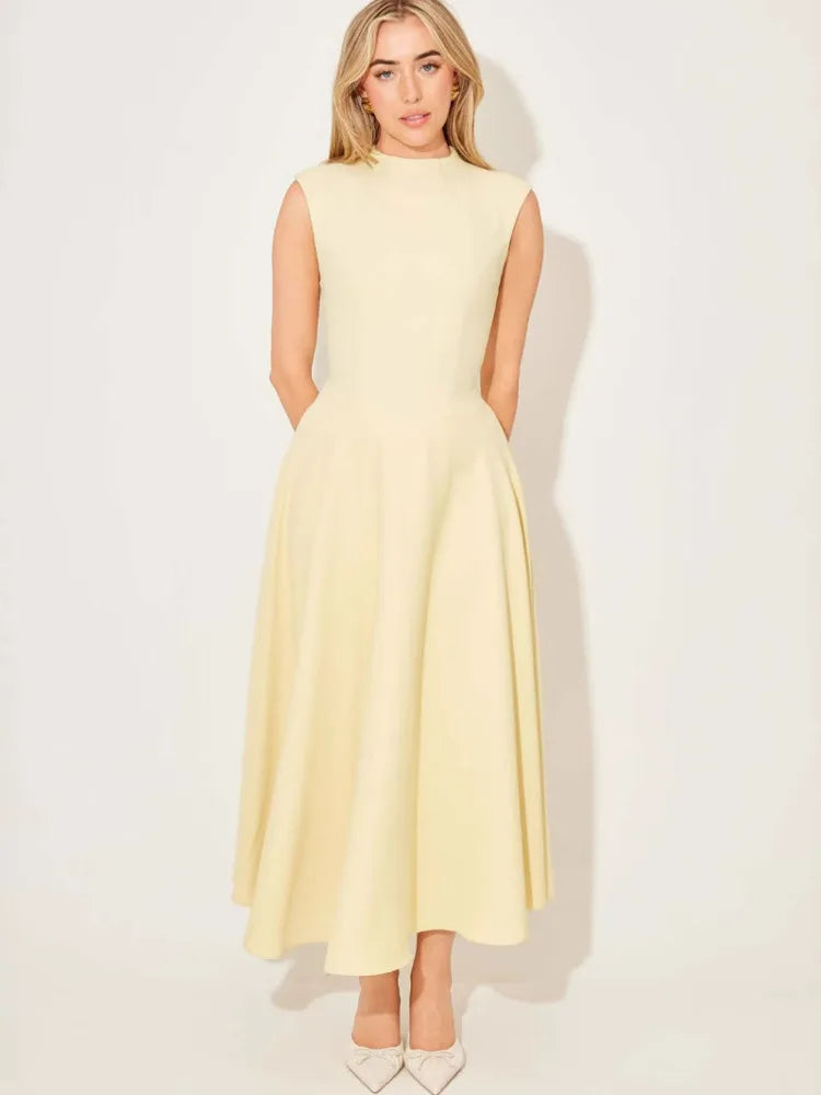 Heaven - Structured a-line dress