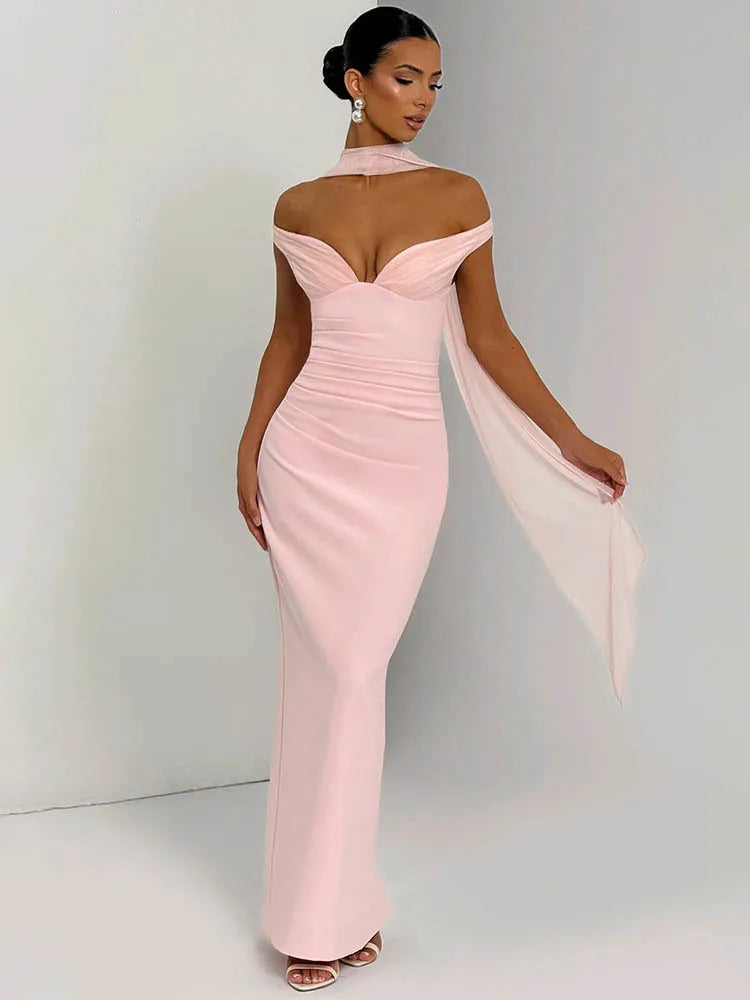 Christie - Off shoulder flowing dress