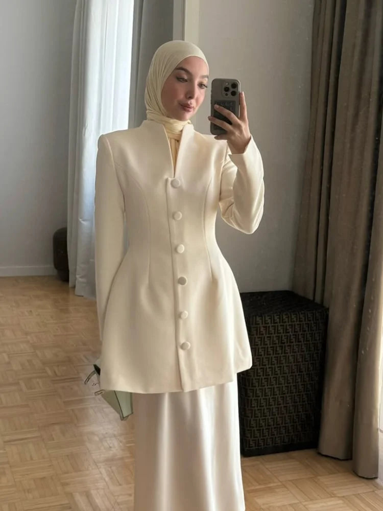 Willow - Structured long sleeve dress