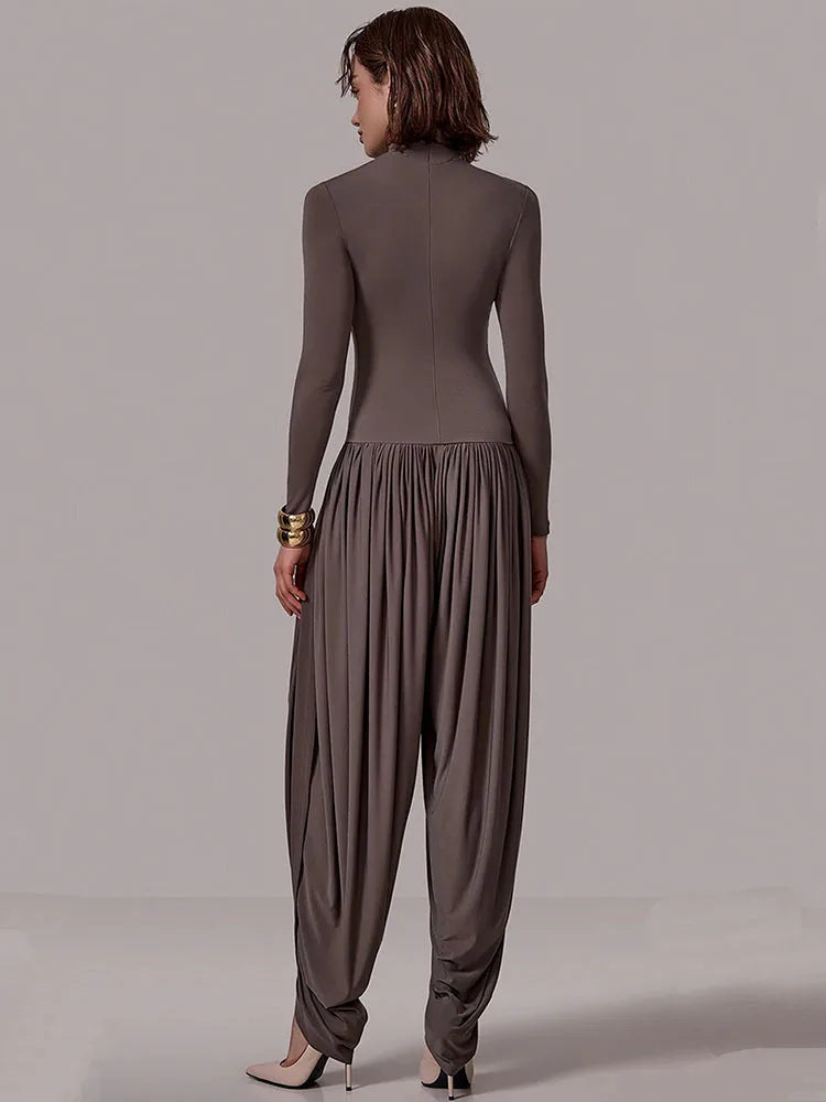 Esmeralda - Draped jumpsuit