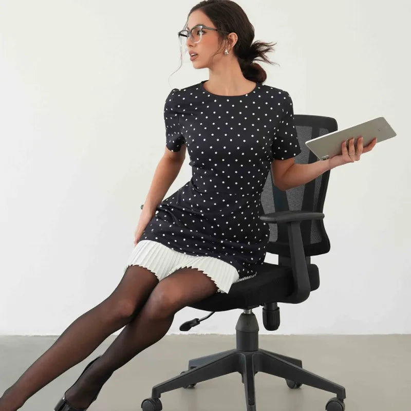 Sarah Mae - Casual polka dot dress
