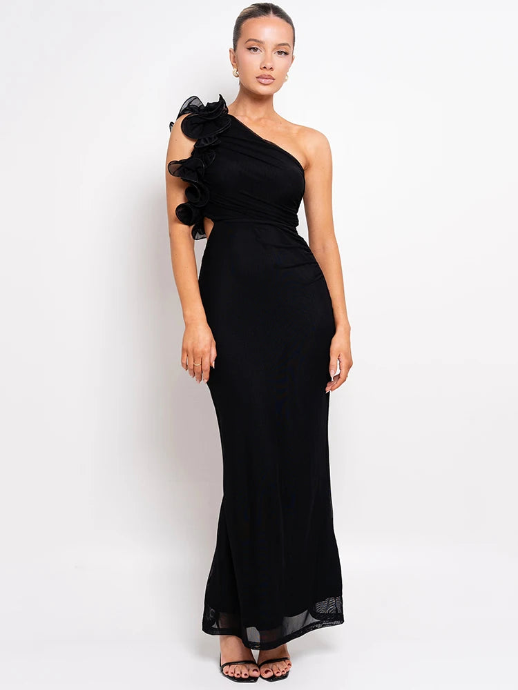 Avery - One shoulder dress