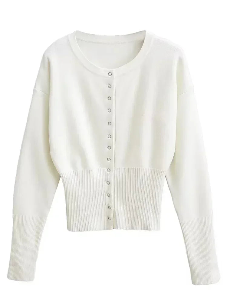 Azalea - Ribbed cardigan