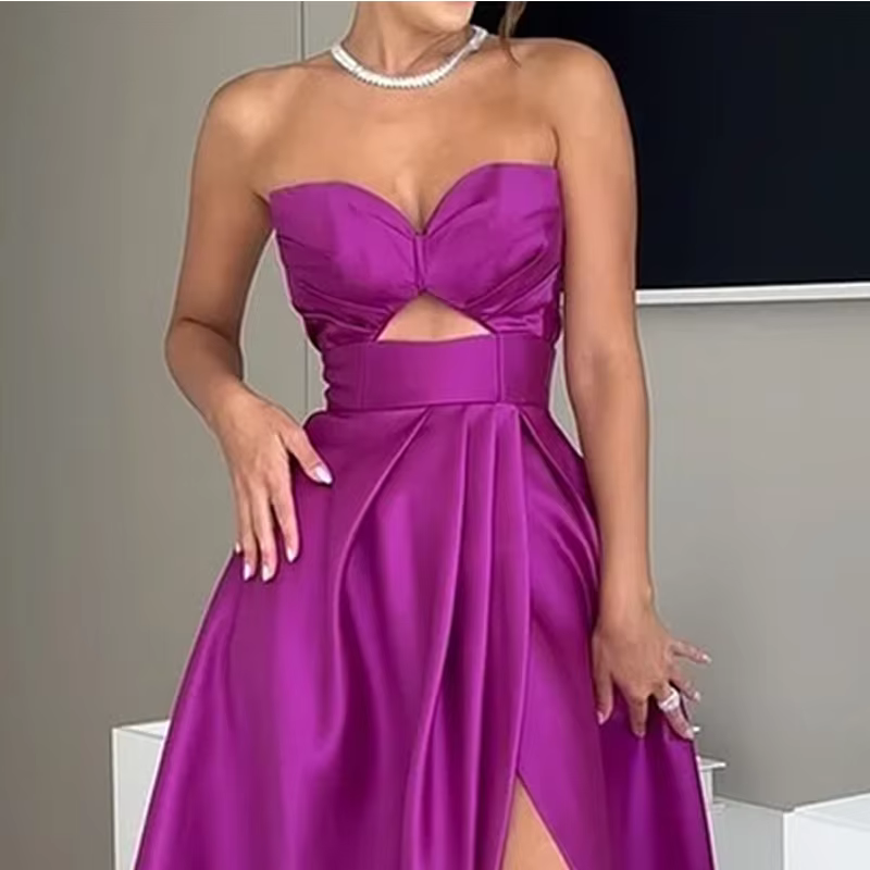 Lily - Elegant strapless dress