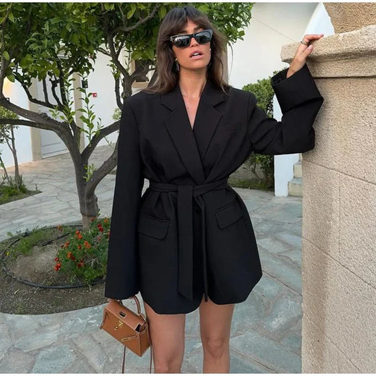 Coco - Blazer jacket with belt