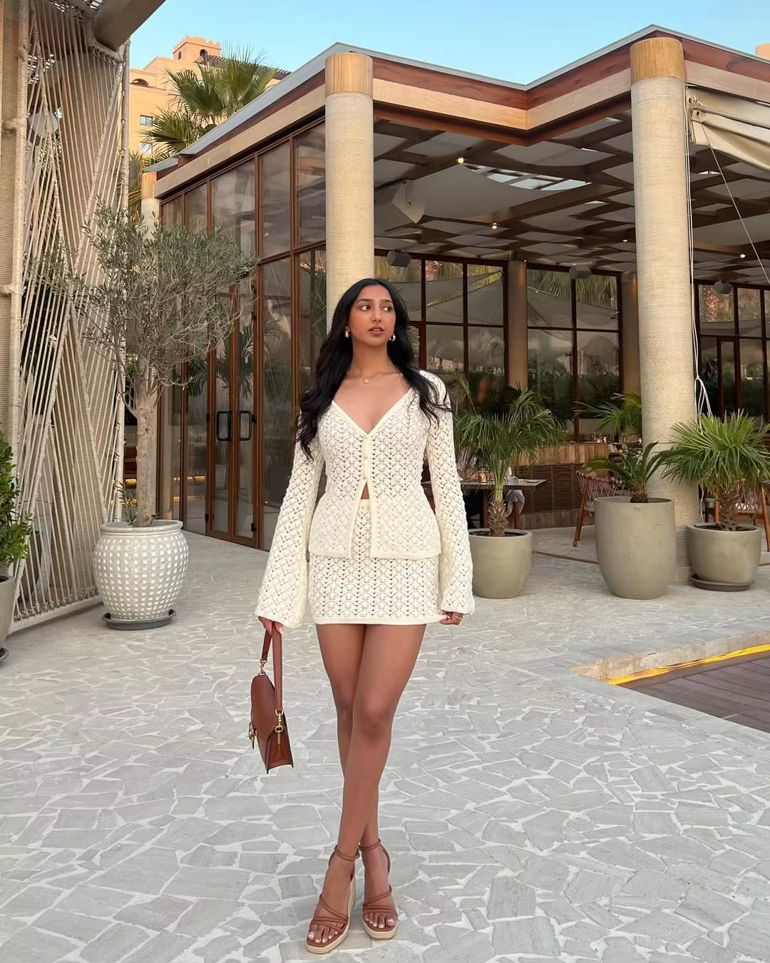 Olympia - Crochet knitted two piece set