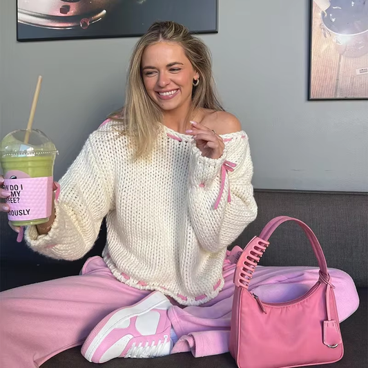 Valentina - Girly knitted sweater