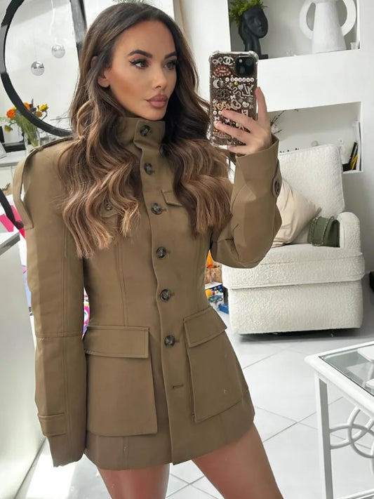 Sarah - Military style jacket