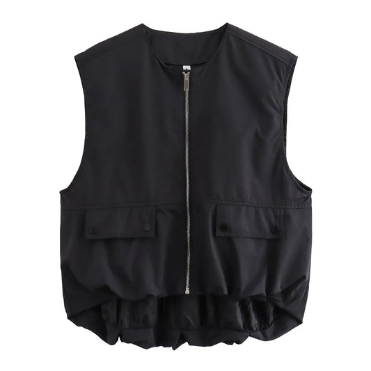Maya - Casual zipper gilet