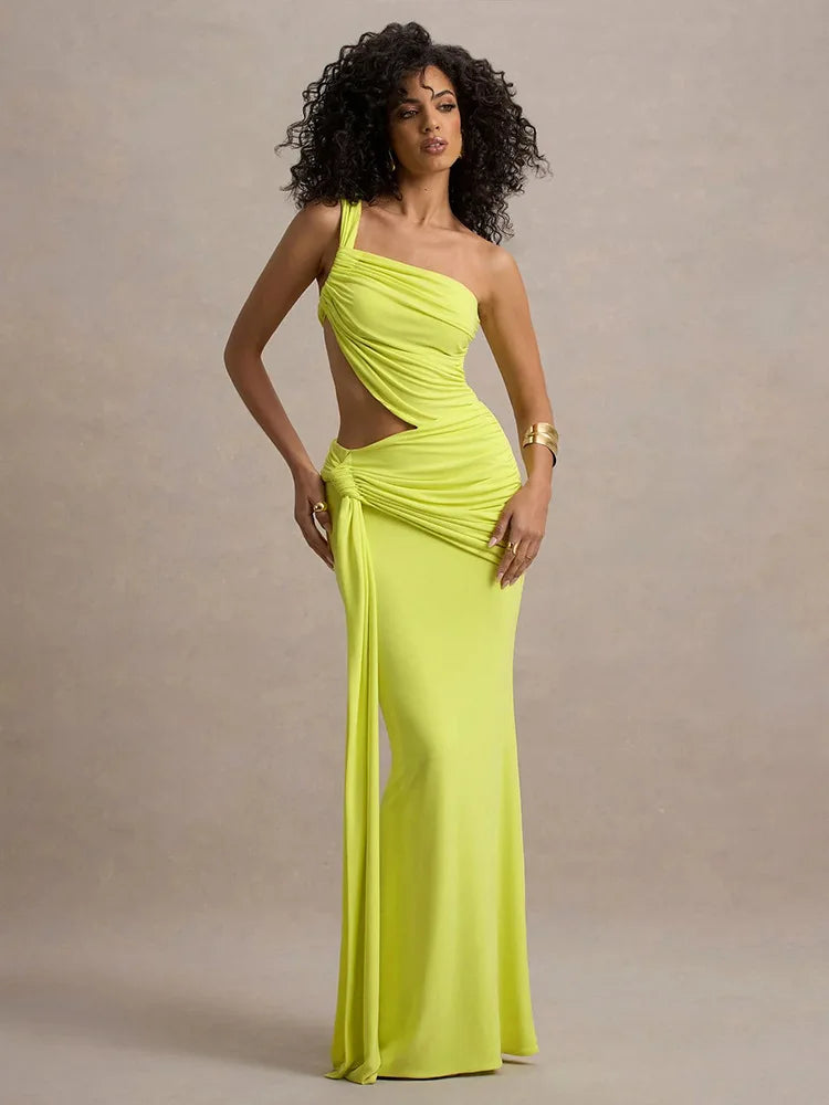 Mireia - One shoulder cut out dress