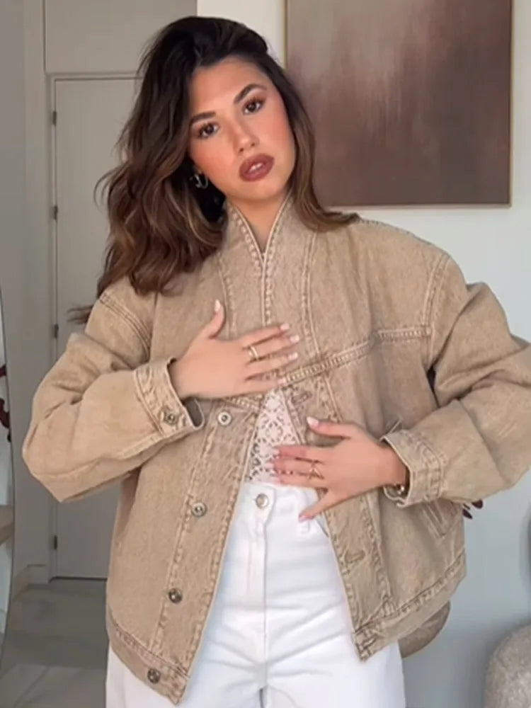 Thea - Denim spring jacket