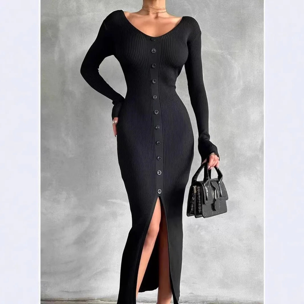 Zayna - Rib knit dress