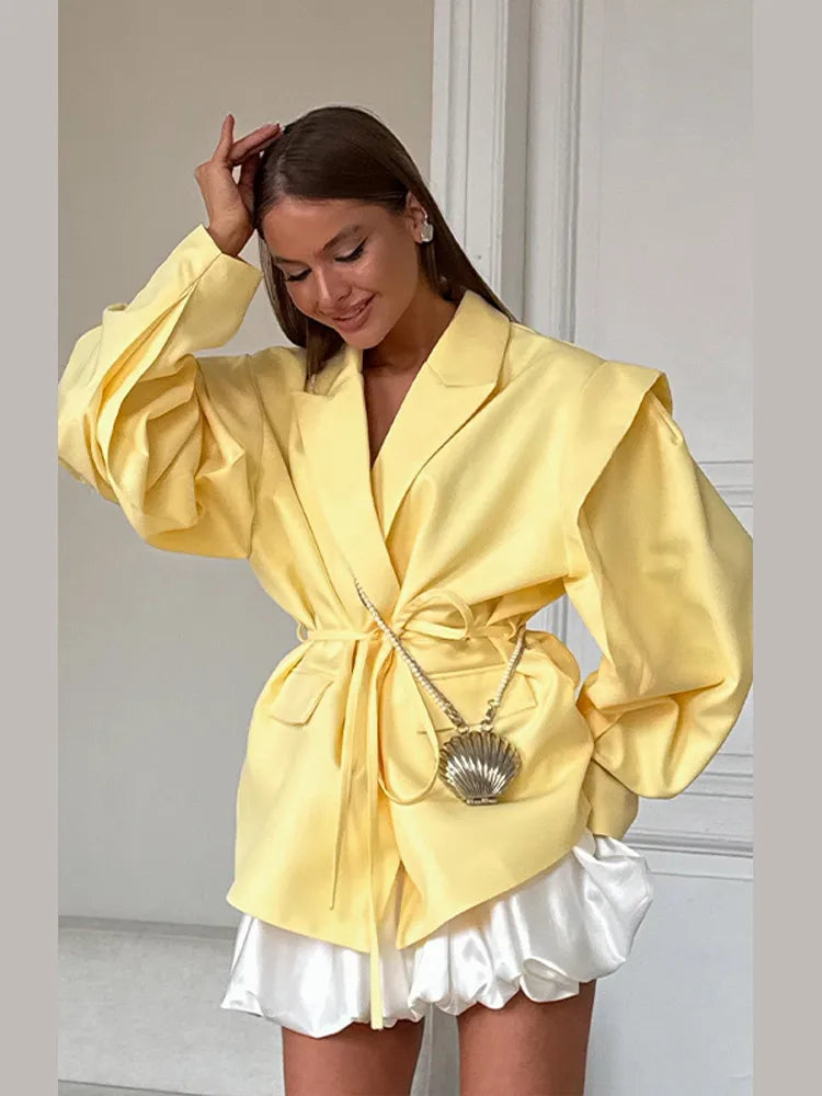 Anita - Big shoulder blazer jacket