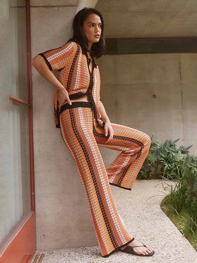 Nova - Crochet knitted two piece set