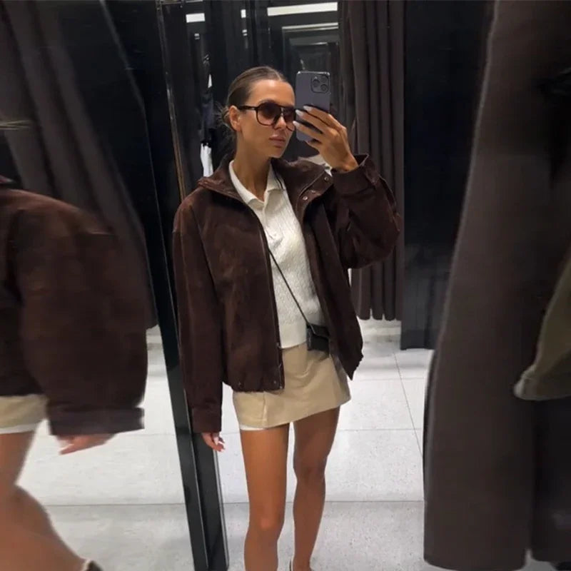 Miranda - Suede style jacket