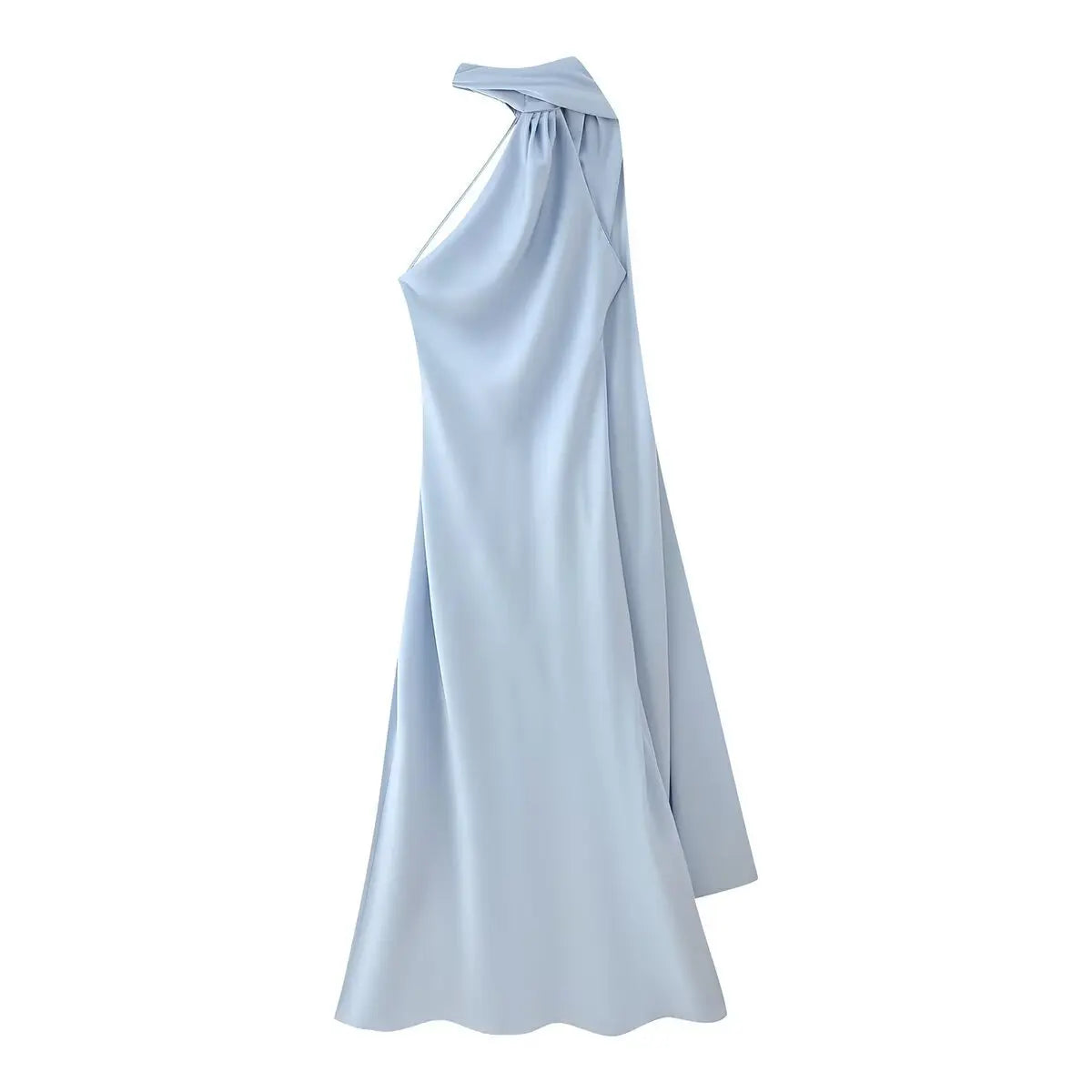 Honey - Backless satin silk dress