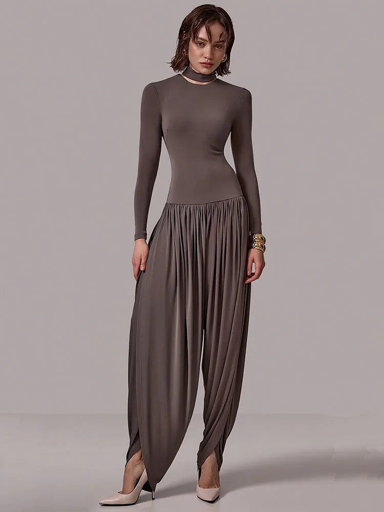 Esmeralda - Draped jumpsuit