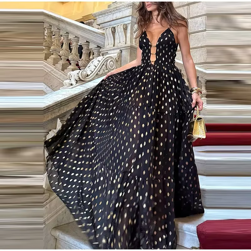 Alba - Elegant dotted dress