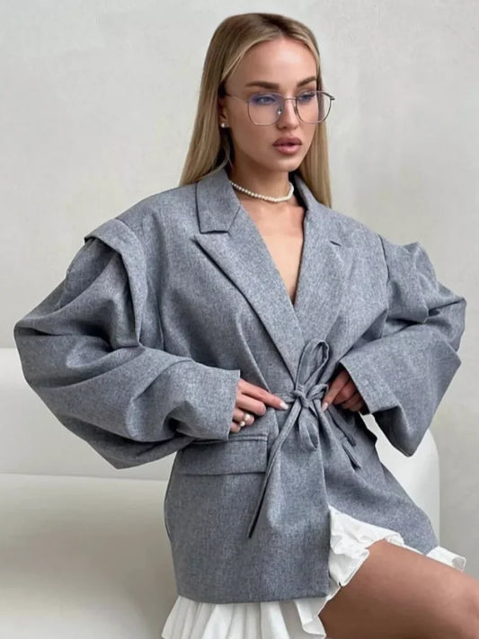 Anita - Big shoulder blazer jacket