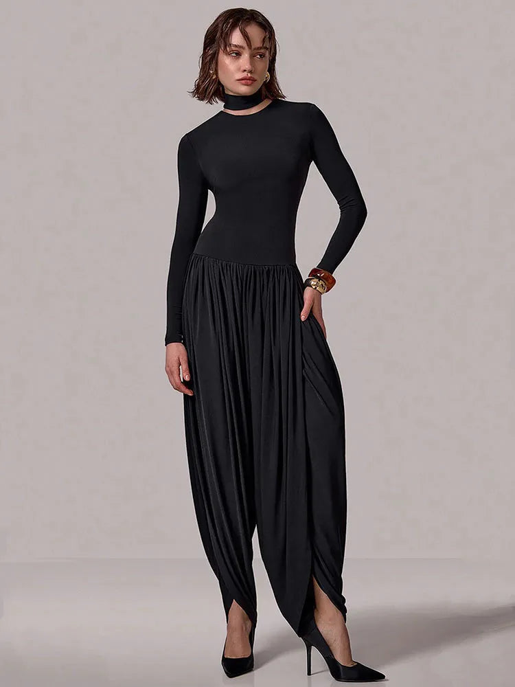 Esmeralda - Draped jumpsuit