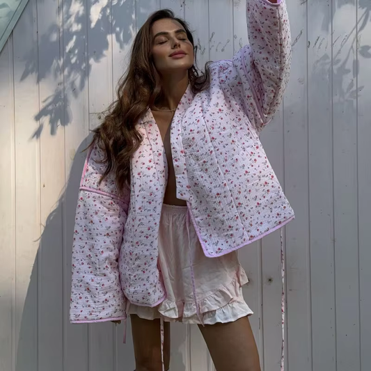 Amalia - Floral quilted jacket