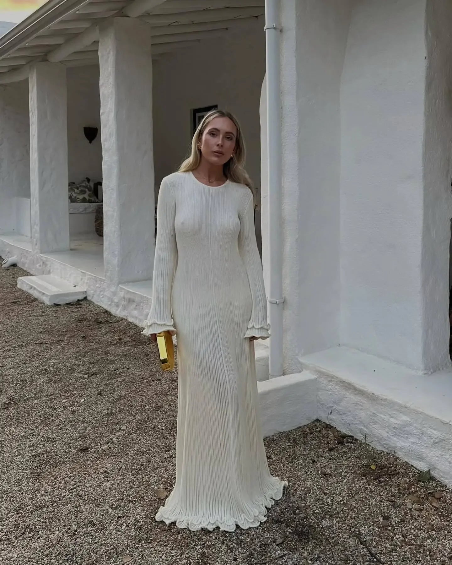 Marie - Knitted long dress