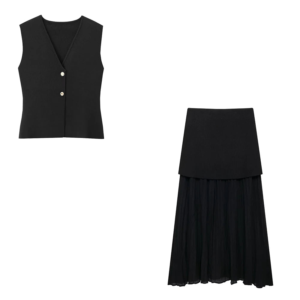 Jacinta - Elegant set with skirt