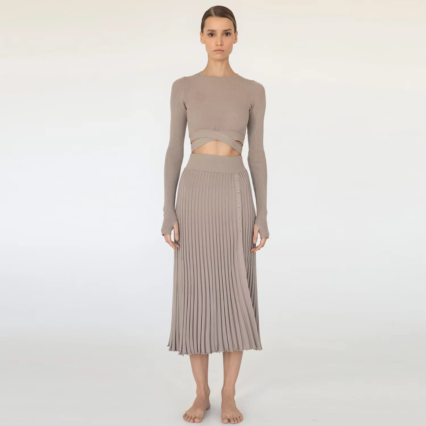 Frederika - Fine knitted two piece set