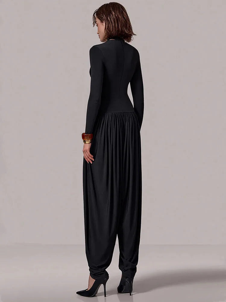 Esmeralda - Draped jumpsuit