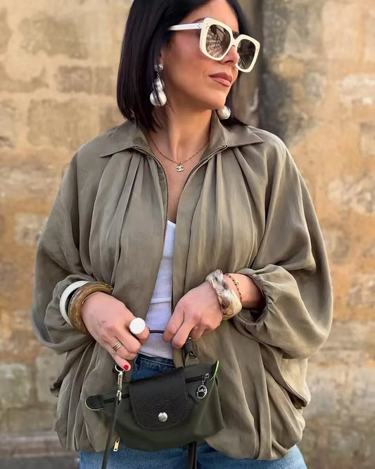 Sifa - Flowing zipper jacket