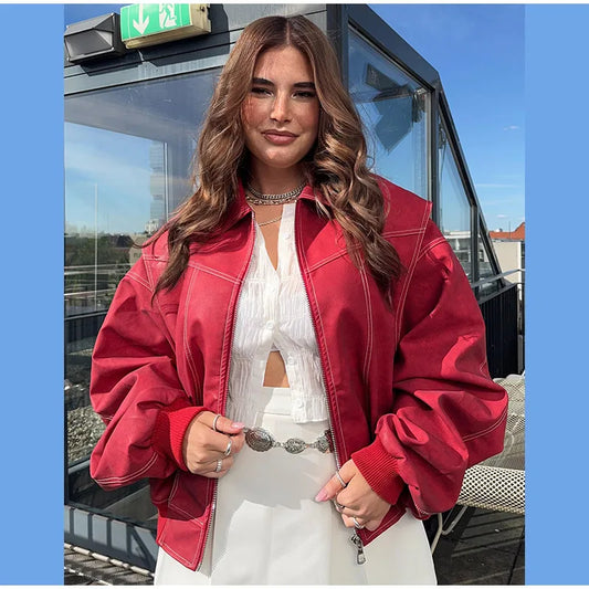 Meghan - Bomber style fall jacket