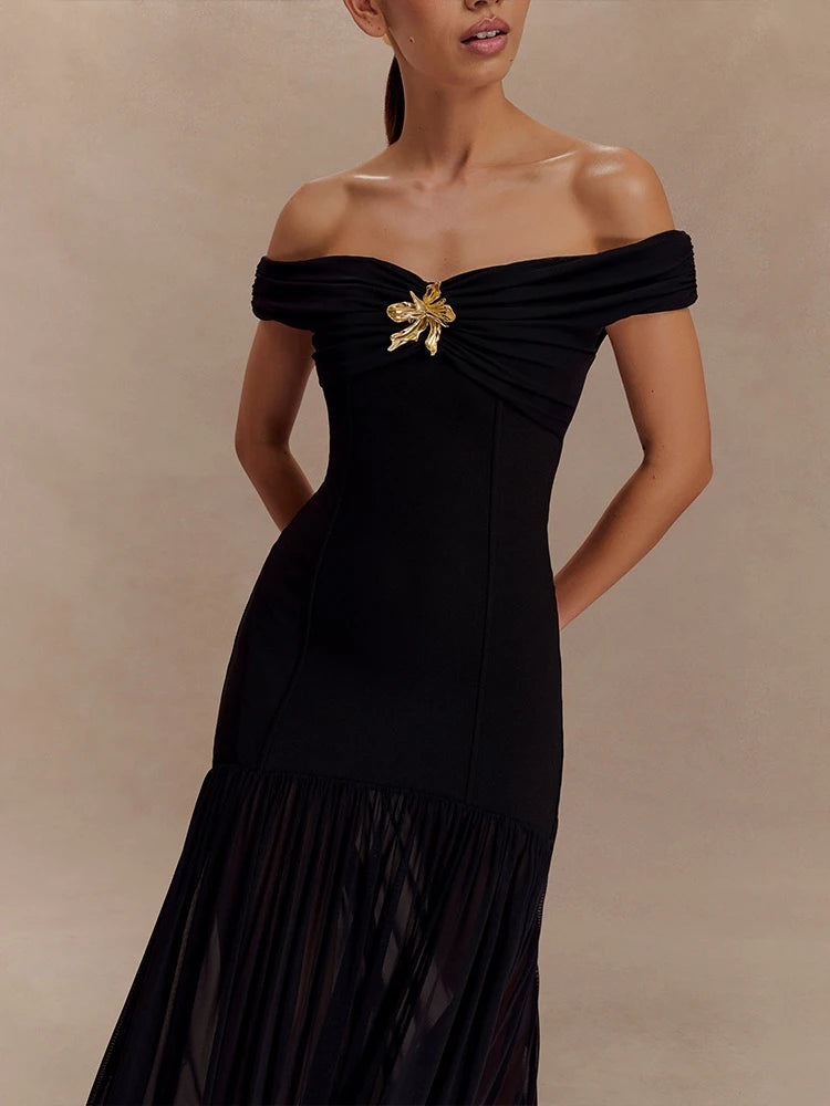 Ariella - Off shoulder mermaid dress