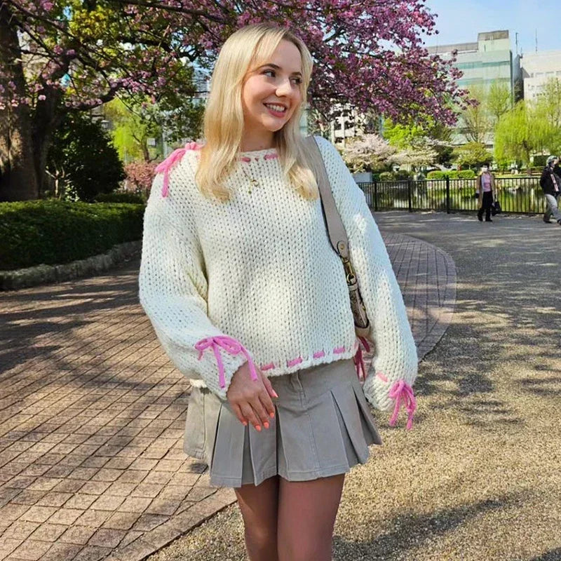 Valentina - Girly knitted sweater