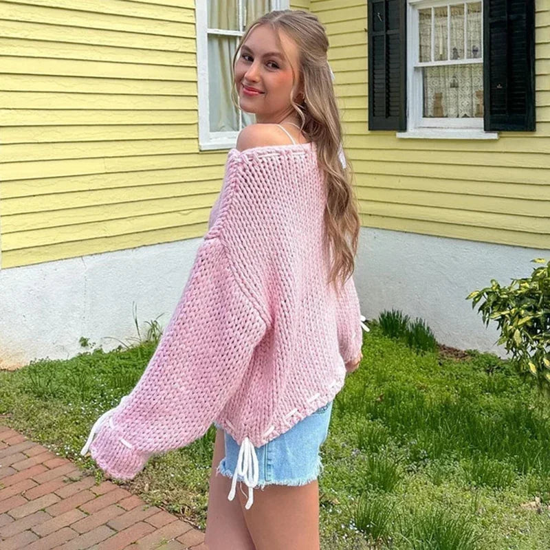 Valentina - Girly knitted sweater
