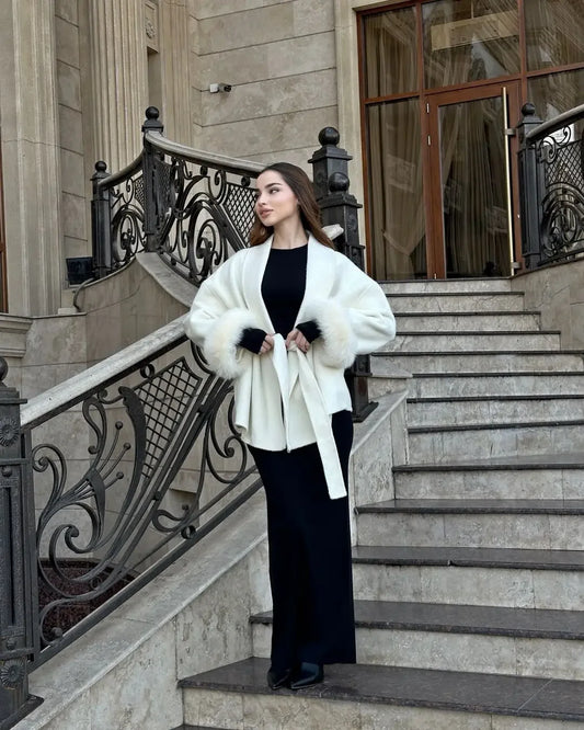 Arwen - Elegant wool blend coat