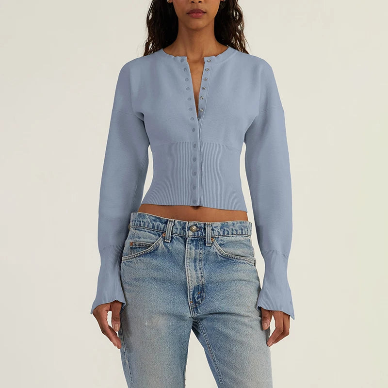 Azalea - Ribbed cardigan
