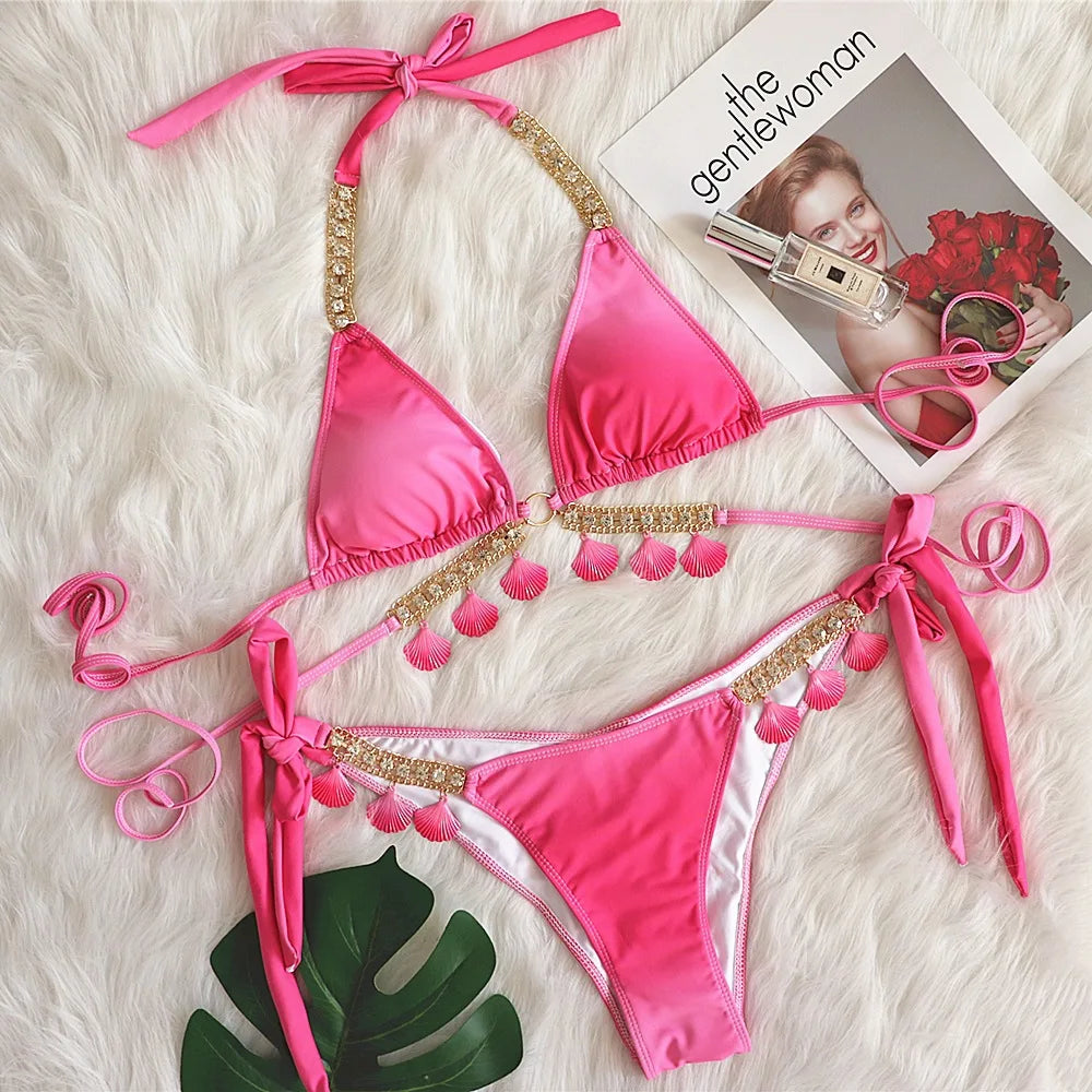 Ibiza - Bikini with embellishments