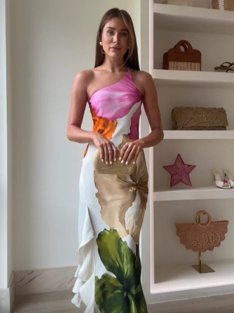 Cleo - One shoulder dress