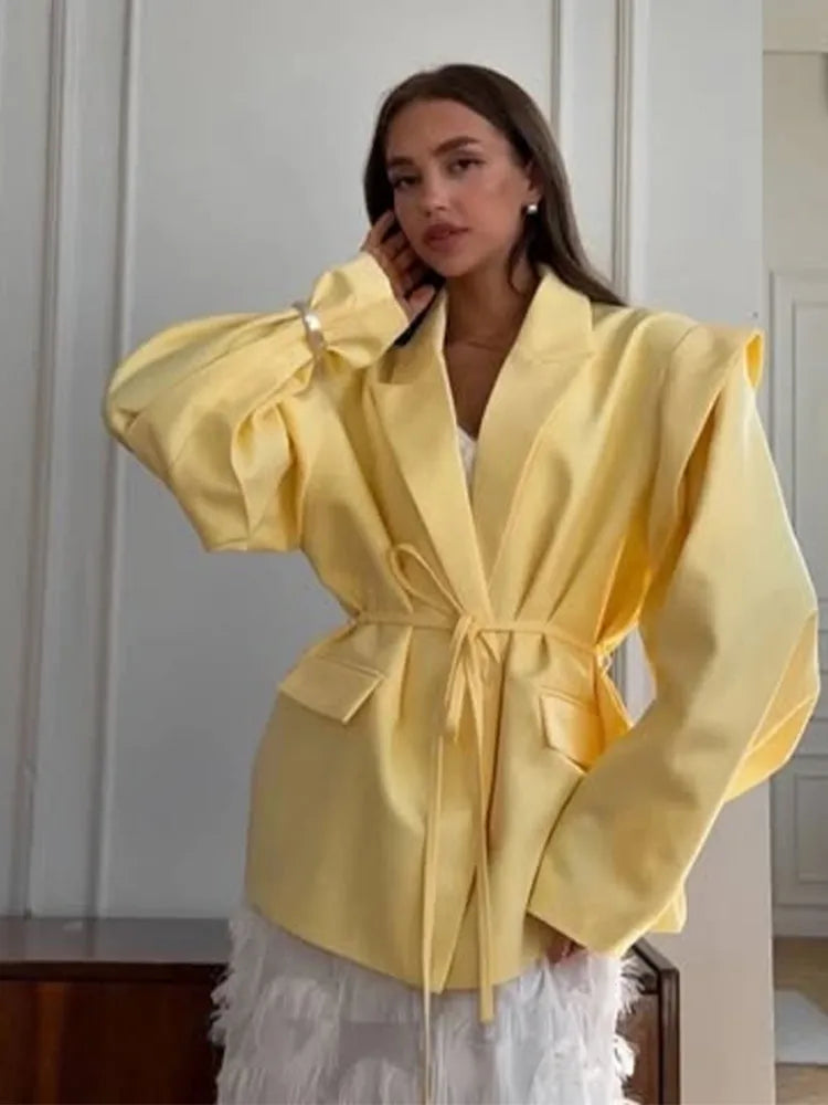 Anita - Big shoulder blazer jacket