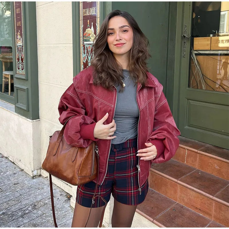 Meghan - Bomber style fall jacket