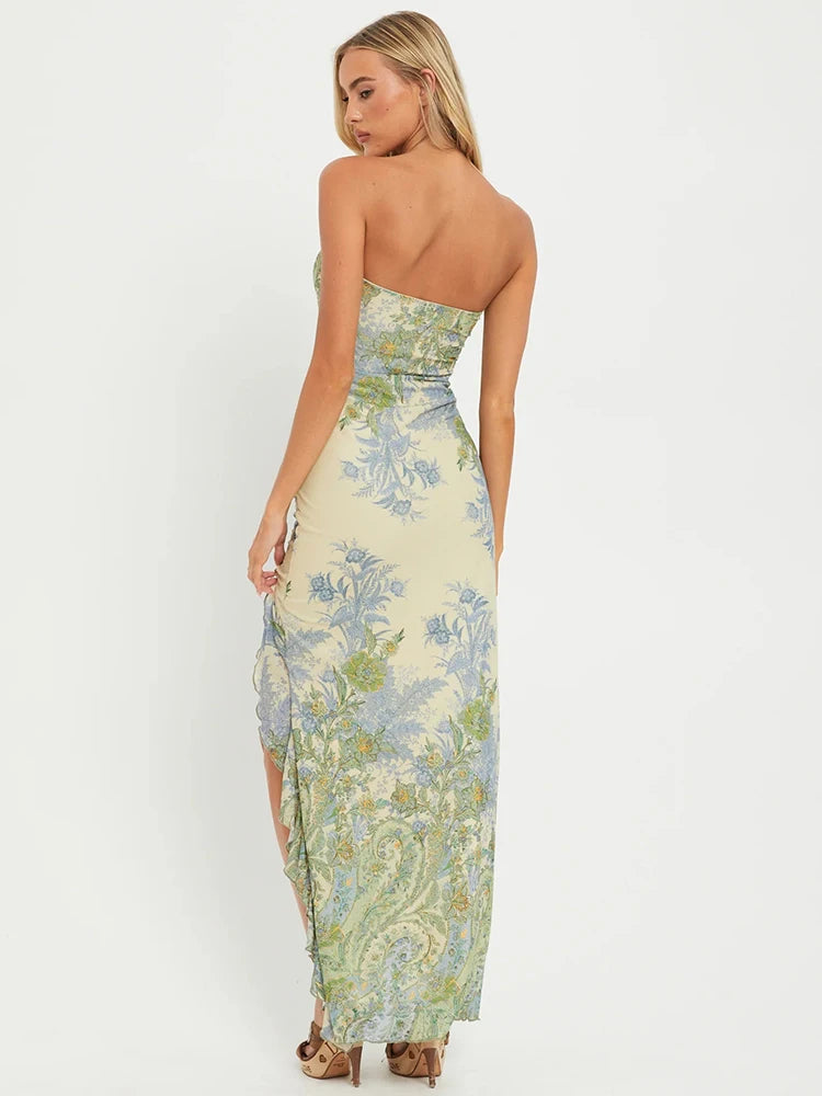 Gisella - Elegant strapless dress
