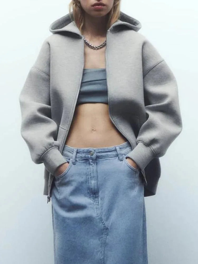 Sadie - Oversized hoodie jacket