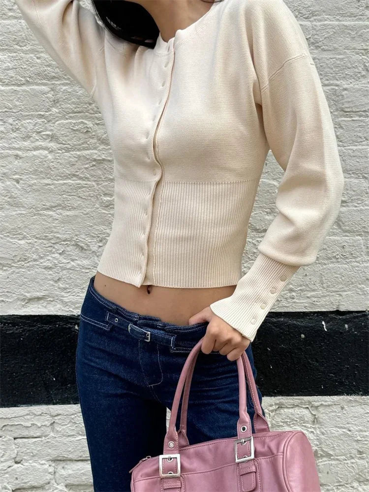Azalea - Ribbed cardigan