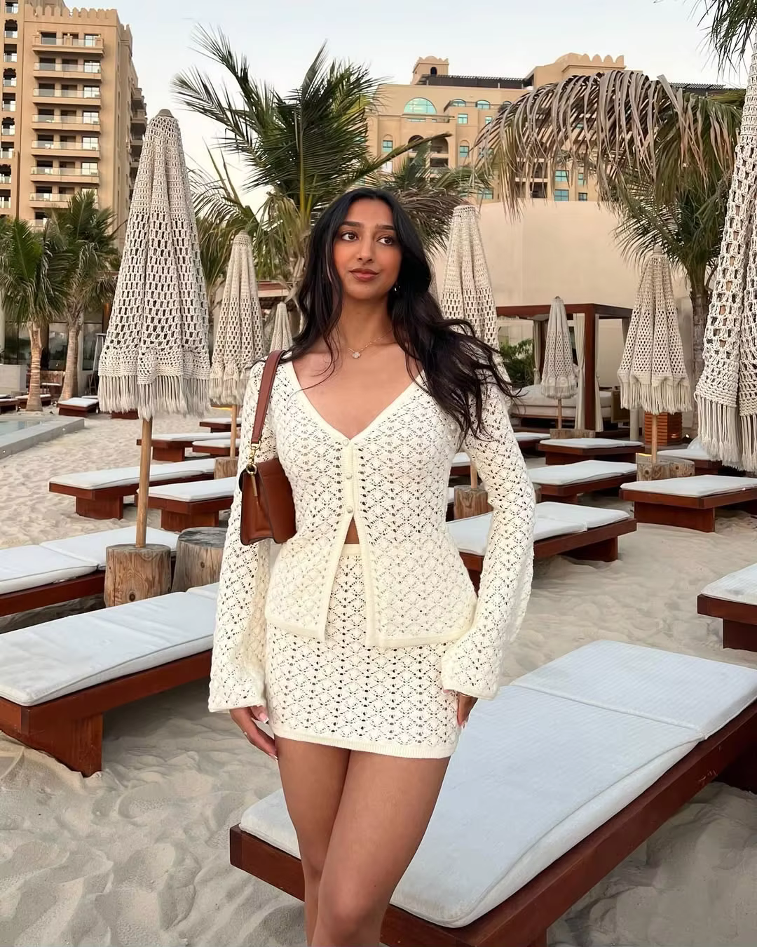 Olympia - Crochet knitted two piece set