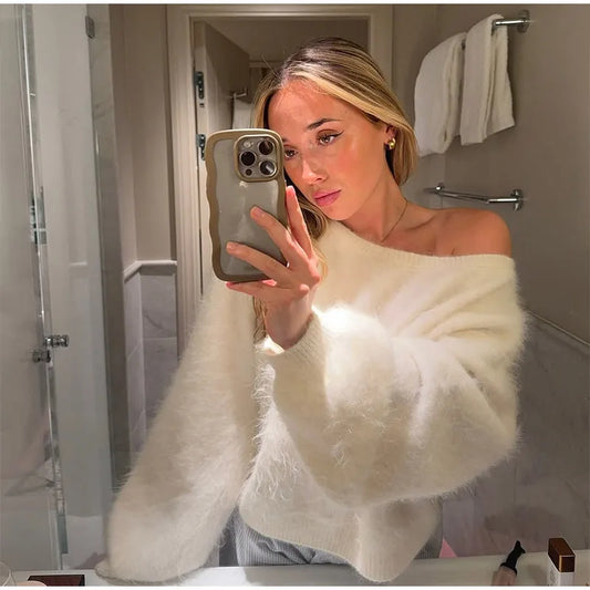 Sienna - Mohair wool blend jumper